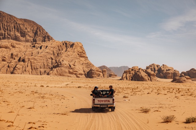 Groepsreis in Jordanië - Solo reis in Jordanië - Jeepsafari - Woestijn