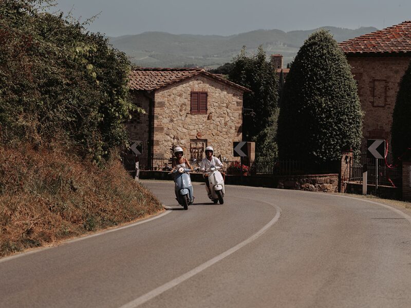 groepsreis italie - vespa trip toscane